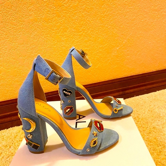 Aldo Shoes - Aldo Denim Blocked Heel